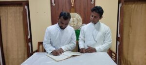 Read more about the article Fr Clany Dsouza takes charge as new Diocesan Vocation Promoter